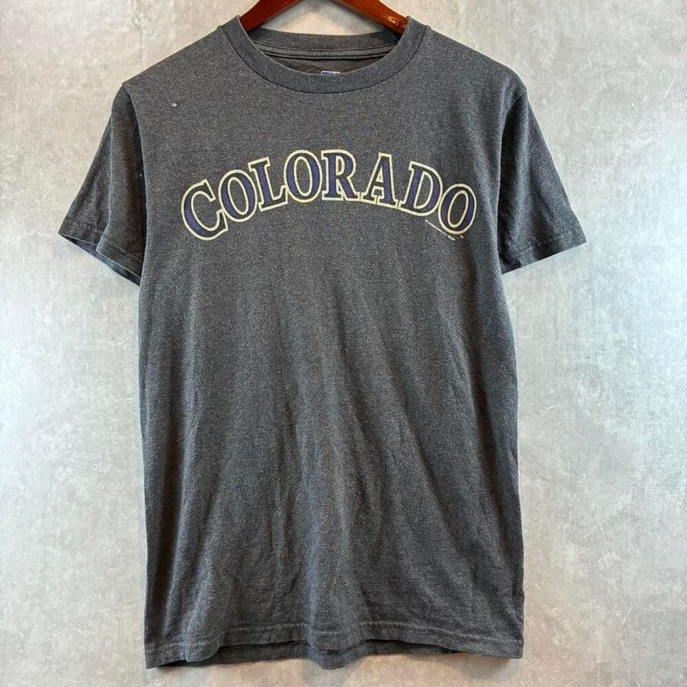 Mlb Men's Grey and Black T-shirt